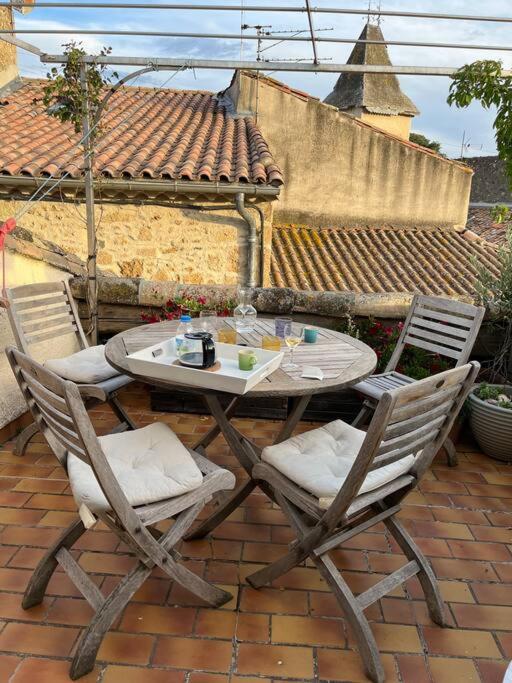 Charming Village House With Roof Top Terrace! Thezan-les-Beziers Extérieur photo